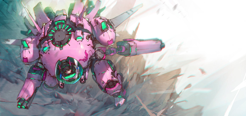 Originalkunst von Kieed, Wide Angle, D. Va dynamische Komposition